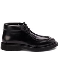 Saint Laurent - Arno Lace-Up Ankle Boot - Lyst
