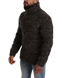 Dolce & Gabbana - Wool Blend Turtleneck Pullover Sweater Clothing - Lyst