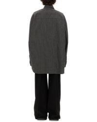 Balenciaga - Oversized Outerwear Shirt Cotton - Lyst