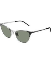 Saint Laurent - Sunglasses Cat Eye Full Rim, Frame And Lens Sl409003 - Lyst