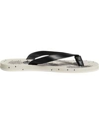 Dolce & Gabbana - White Pineapple Print Slides Beachwear Shoes - Lyst