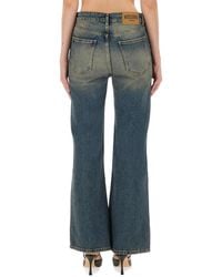 Moschino - Flare Fit Jeans Cotton - Lyst