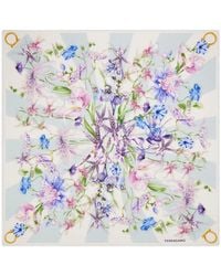 Ferragamo - Printed Silk Foulard - Lyst