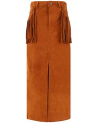 Wild Cashmere - Leather Skirt - Lyst