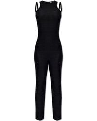 Versace - Jumpsuit With Shoulder Straps - Lyst
