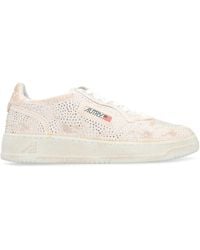 Autry - Low-Top Sneakers Medalist Suede Leather Trainers - Lyst