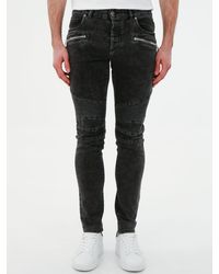 Balmain Slim-fit Black Jeans
