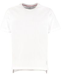 Thom Browne - Crew-neck Cotton T-shirt - Lyst