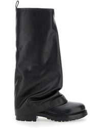 Strategia - Ranger Leather Boots - Lyst