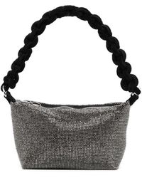 Kara - Crystal Mesh Cobra Pouch - Lyst