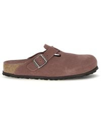 Birkenstock - Mules Boston Suede Upper: Suede; Sole: Rubber Sandal - Lyst