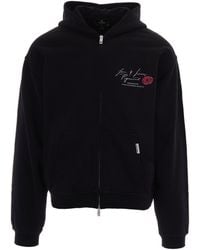 Represent - Regular-Fit Zip-Up Hoodie With Love And Kisses Print - Lyst