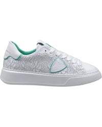 Philippe Model - Temple Perforated Leather Sneakers And - Lyst