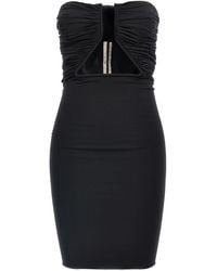 Rick Owens - Off-The-Shoulder 'Prong' Mini Dress - Lyst