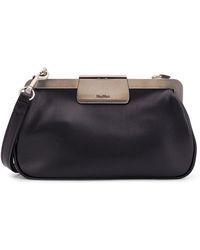 Max Mara Marines Weaving Perforated Leather Handbag With