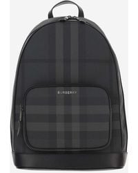 Burberry - Rocco Backpack With Check Pattern - Lyst