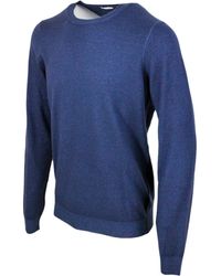 Malo - Lightweight Crew-Neck Long-Sleeved Sweater Made Of Garment-Dyed Soft Light Cashmere - Lyst