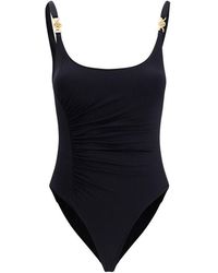 Versace - Medusa Â€95 Gathered Swimsuit - Lyst