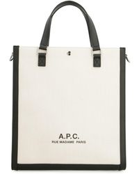 A.P.C. Camille Canvas Tote Bag - Natural