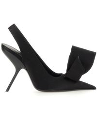 Ferragamo - Sandal With Asymmetrical Bow - Lyst