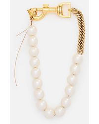 Sacai - Pearl Chain Short Necklace - Lyst