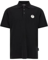 Palm Angels - Logo Patch Polo Shirt - Lyst