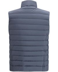 Moorer - Calaf-S3 Quilted Gilet With Boudin Padding Nylon; Polyurethane Down Jackets - Lyst