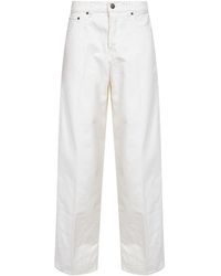 Haikure - Off Cotton And Linen Denim Bethany Boyfriend Jeans - Lyst
