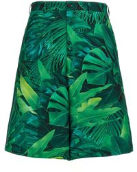 Comme des Garçons - 'Foliage' Bermuda Shorts - Lyst