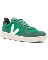 Veja - V-10 Suede Sneakers - Lyst