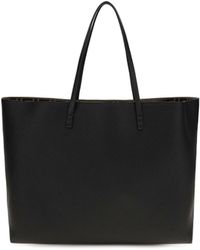 Fendi - Medium Roll Roman Leather Shopping Bag Calf Bos Taurus Shoulder - Lyst