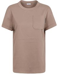 Brunello Cucinelli - Pocket T-Shirt - Lyst
