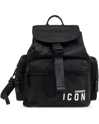 DSquared² - Backpack With Printed Logo - Lyst
