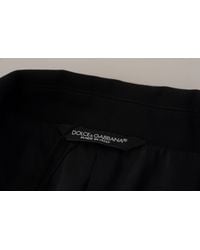 Dolce & Gabbana - Double Breasted Coat Blazer Jacket Virgin Wool Clothing - Lyst