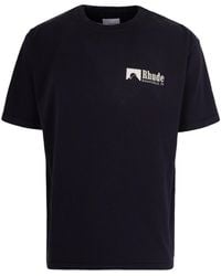 Rhude - Logo Crew Neck T-Shirt - Lyst