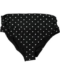 Dolce & Gabbana - Polka Dot Swimsuit Bikini Bottom Swimwear - Lyst