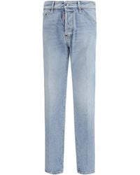 DSquared² - Belt-Loop Ripped Jeans Cotton - Lyst