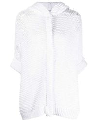 Brunello Cucinelli - White Cotton Shell Jacket - Lyst