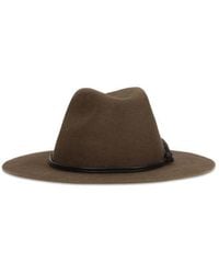 Brunello Cucinelli - Brown Eco Fabric Fedora - Lyst
