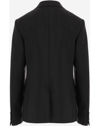 Fendi - Jacket Mohair And Wool - Lyst