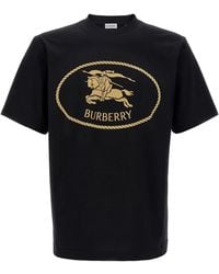 Burberry - 'Knight Stamp' T-Shirt - Lyst