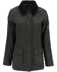 Barbour - 'bower' Hooded Wax Jacket - Lyst