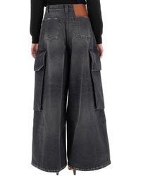 Palm Angels - Wide Parachute Jeans Cotton - Lyst