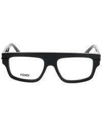 Fendi - Rectangular-Frame Glasses - Lyst