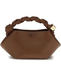 Ganni - Mini Bou Leather Handbag Shoulder Bags - Lyst