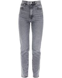 SLVRLAKE Denim London Cropped Jeans 24 Cotton,denim - Gray