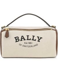 Bally - Logo Printed Zipped Tote Bag - Lyst