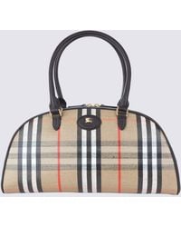 Burberry - Highland Bowling Top Handle Bag - Lyst