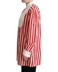 Dolce & Gabbana - Striped Long Sleeves Formal Shirt Cotton - Lyst