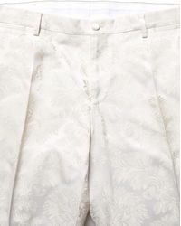 Dolce & Gabbana - Floral Dress Formal Trouser Pants Polyester Acetate Nylon - Lyst